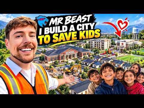 Mr beast | I Built an Entire City Just to Save Kids! 😱🏙️❤️
