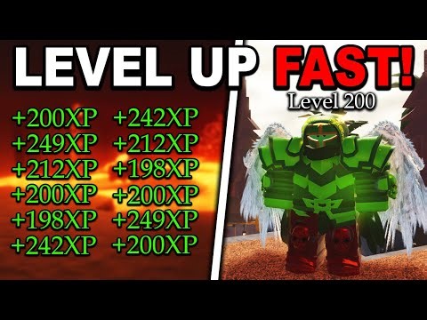 How to LEVEL UP FAST!! in The Forge Roblox