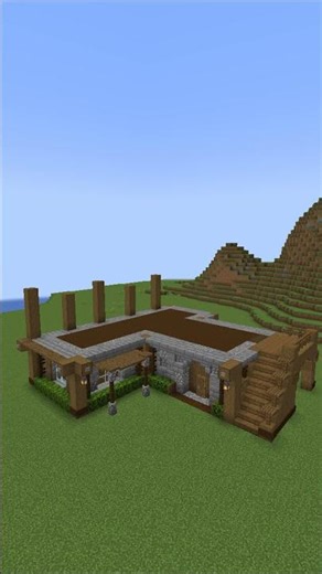 medieval survival house minecraft | tutorial timelapse #minecraft