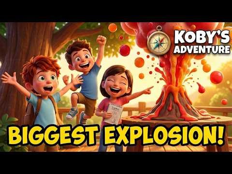Did Our Volcano Explode? 🌋 | Kids Science Experiment | Koby's Adventure
