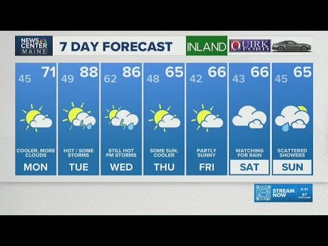 NEWS CENTER Maine Weather Video Forecast