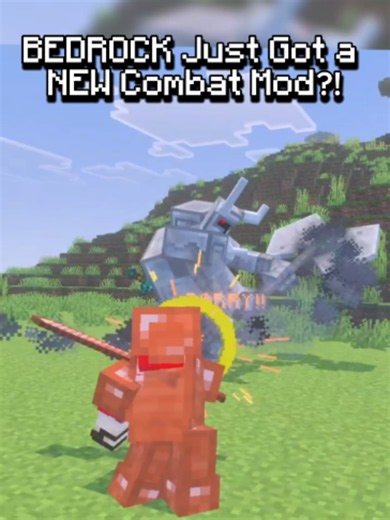 Fiery Combat mod for Minecraft Bedrock - new combat overhaul