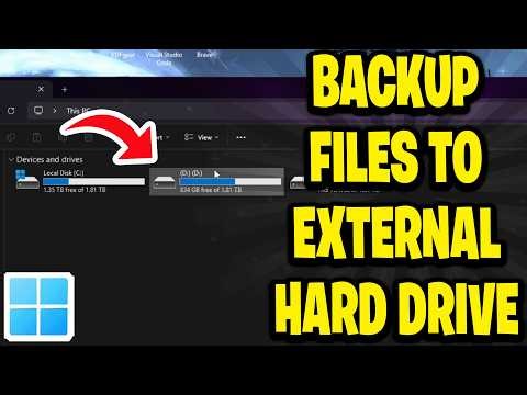 How To Backup Files On Windows 10 To External Hard Drive