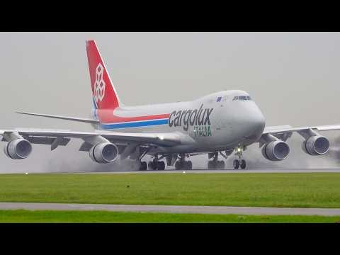 35 BIG PLANE TAKEOFFS & LANDINGS | Amsterdam Schiphol Airport Spotting [AMS/EHAM]