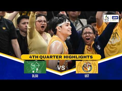 DLSU vs UST | 4TH QUARTER HIGHLIGHTS | UAAP SEASON 89 MEN’S BASKETBALL