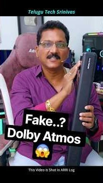 Dolby Atmos ani Brand Mosam chesinda...? 😱 #telugu #tech #hometheater