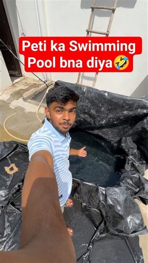 Peti se bna diya Home Made Swimming pool 😱 | #minivlog #dailyminivlog #minivlogseries #swimmingpool