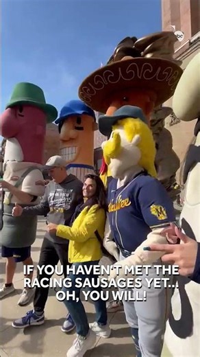 Meet the racing sausages