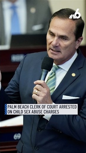 Palm Beach Clerk of Court Michael Caruso arrested on child sex abuse charges