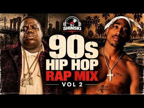 90s Hip Hop Clean Mix Vol 2 🔥 Old School Rap Classics | Biggie, 2Pac, Snoop Dogg | DJ Shinski