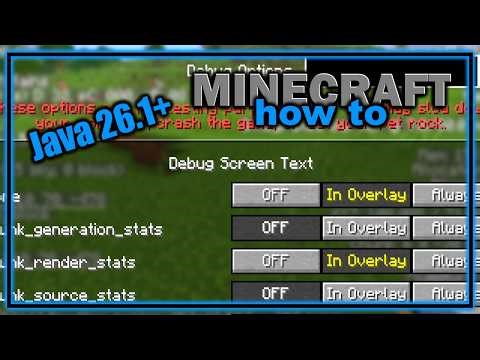 How to Edit the F3 Debug Screen in Java Edition (26.1+) | Easy Minecraft Tutorial