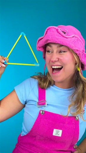 🥤 What Can We Make With These Straws? 🔺 So Many Shapes! ✨