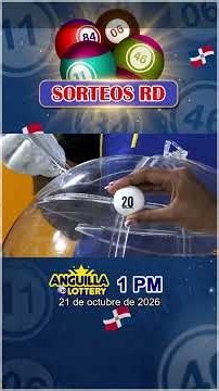 Anguilla Lottery Results 1:00 PM | Today Wednesday, October 21, 2026.