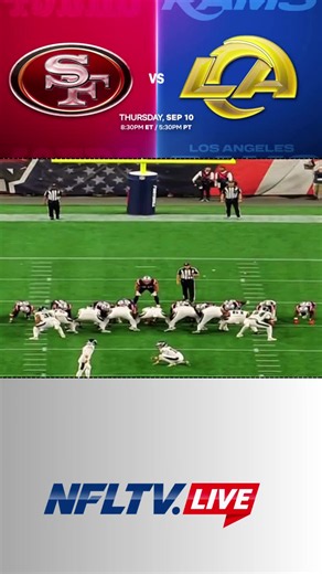 Los Angeles Rams vs. San Francisco 49ers live stream online today Tonight, NFL Week 1 #NFL game today, Rams vs 49ers live stream. 49ers vs Rams live stream. #Rams game today live\u000b#49ers game today live\u000b#RamsVs49ers\u000b#RamsVs49ersLive\u000b\u000b\u000b\u000b Where to watch Los Angeles Rams vs. San Francisco 49ers?