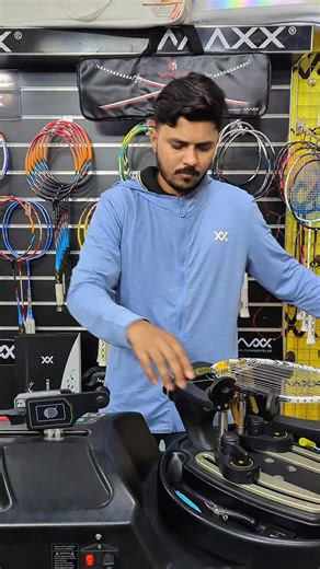 Badminton Racket 4knot Re String Now with Digital String Machine #badminton #racket #badmintonlovers | Bnn Sport Aamir