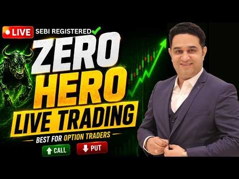 ZERO HERO LIVE TRADING | Trade Nifty SENSEX | Live Trading | 7-JULY | #livetrading #tradewithvipulk