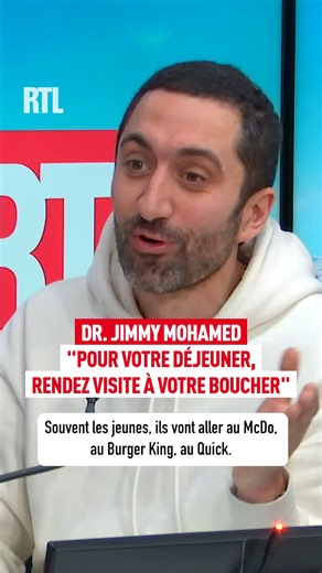 "Pour votre déjeuner, rendez visite à votre boucher" : l'appel du Dr. Jimmy Mohamed à 8h36 dans RTL Matin autour de Thomas Sotto | RTL