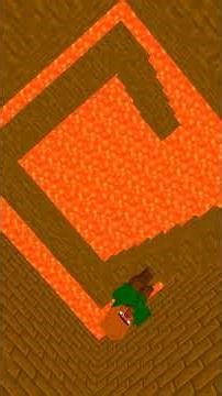 Escape From Lava Rises (Part 2) - Minecraft Animation #Shorts