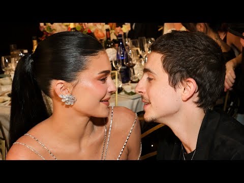 Timothée Chalamet and Kylie Jenner Share a Kiss at Golden Globes 2026 | E! News