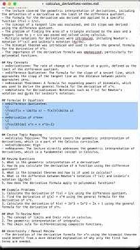 Can a Local LLM Turn Full MIT Lectures Into Study Notes?