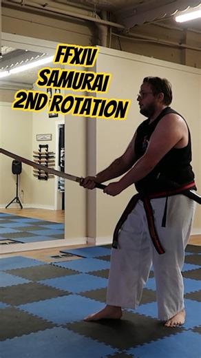 Final Fantasy 14 Samurai's 2nd rotation. #martialarts #ffxiv #samurai #sword
