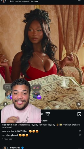 Trinity Tatum’s first brand deal with VERIZON! #trinitytatum #verizon #verizondollars #theeangelt