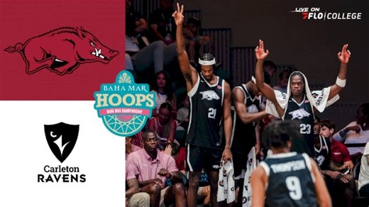 Arkansas Razorbacks Basketball vs. Carleton Ravens | Baha Mar Hoops Full Game Highlights