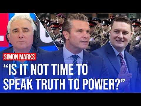 Simon Marks wants to know when the UK will ‘get a spine’ after Hegseth’s Afghanistan comments