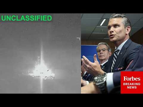 JUST IN: Trump Has Hegseth Detail Last Night's U.S. Strikes On Iran