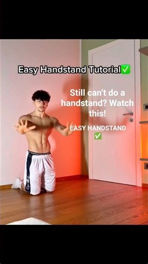 Easy Handstand Tutorial for Beginners 🤸‍♂️