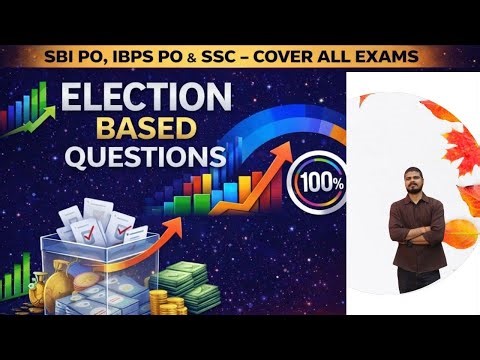 Election Based Questions | Percentage Tricks | SBI PO, IBPS PO & SSC Mains | Fastest Method 🔥