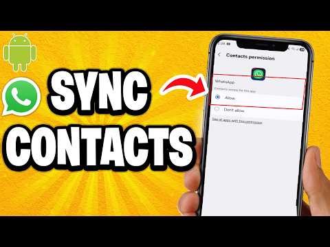 How to Sync WhatsApp Contacts on Android (Easy Tutorial)