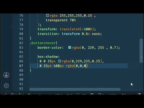 How to Create a Magnetic Glass Button with HTML, CSS & JavaScript | Modern UI Animation
