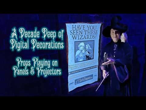 A Decade Deep of Digital Decorations: Props Playing on Panels & Projectors