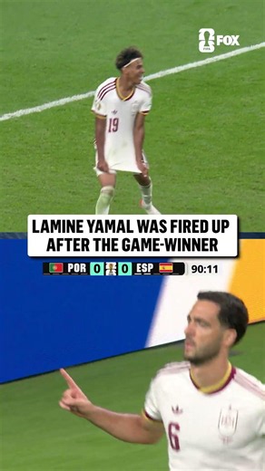 LOOK WHAT THE GOAL MEANS TO LAMINE YAMAL