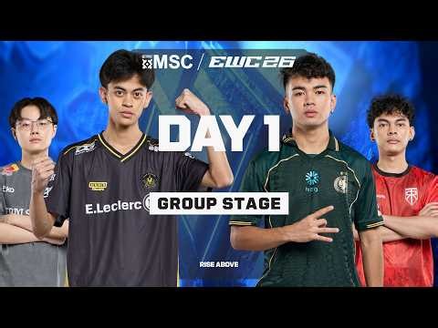 [LIVE] | MSC AT EWC Group Stage Day 1 |