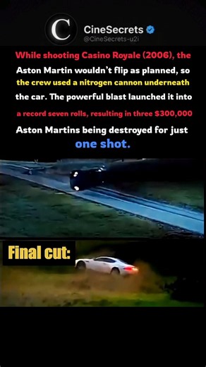 Casino Royale Destroyed 3 Aston Martins for ONE Stunt! 😱