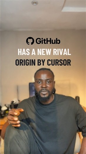 GitHub HAS A NEW RIVAL, ORIGIN BY CURSOR