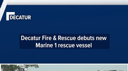 Decatur Fire & Rescue debuts new Marine 1 rescue vessel