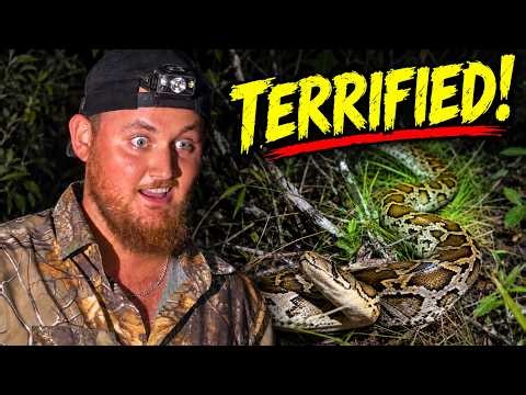 I Took a Bear Hunter Python Hunting… But He’s Terrified of Snakes