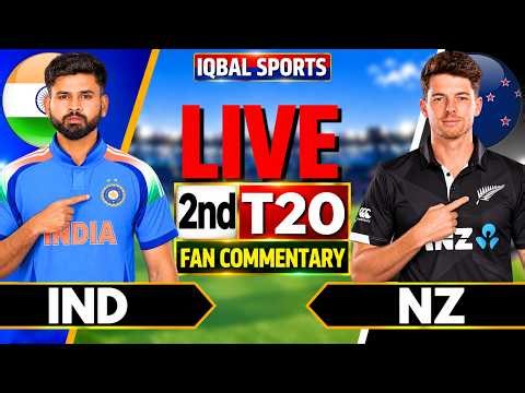 India vs New Zealand 2nd T20 Live | Live Score & Fan Commentary | IND vs NZ Live Score, Iqbal Sports