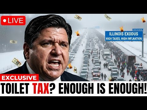 JB Pritzker's Toilet Tax Scandal AND 56,235 People Fleeing Illinois