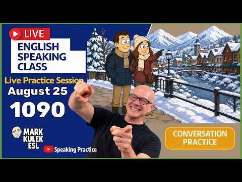 English Class with Mark Kulek ESL (Live Stream Class - 1090)