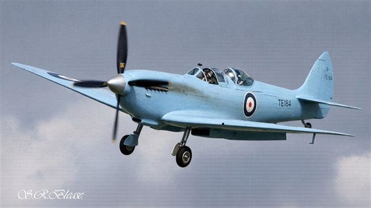 Roar of a WWII icon as historic Spitfire filmed flying over North Wales