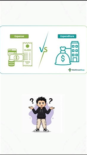 Expense vs Expenditure 🤔 | What's the Difference?