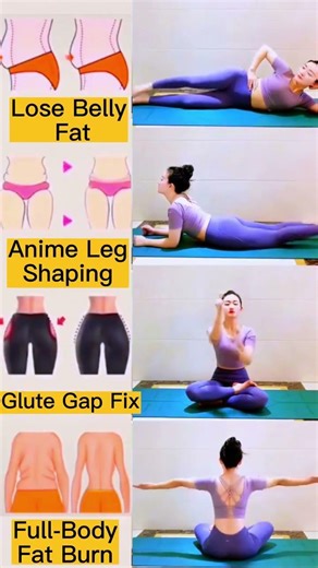Yoga Pilates Belly Fat Lose Workout | #shorts #yoga #pilates #bellyfatloss