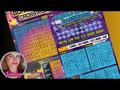 Florida Crossword WINNER! Florida Lottery Scratch Off Tickets #lottery #florida