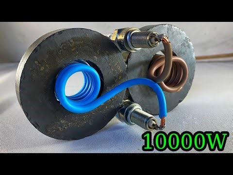 New Technology Create 10000w Free Electricity Energy With Spark Plug & Magnet