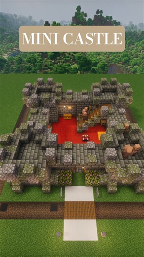Minecraft CASTLE Easy Tutorial #minecraft