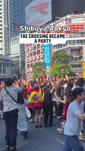 From Spain to Shibuya, the world champions are being celebrated everywhere 🌍🇪🇸